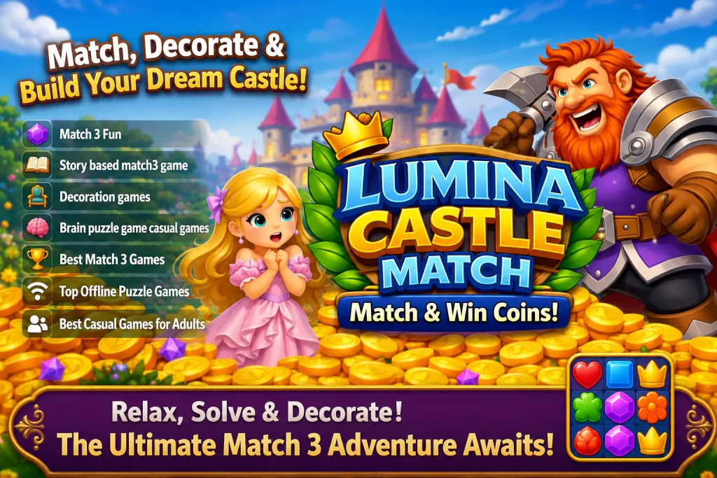 Lumina Castle Match – A Story-Based Match 3 Adventure You’ll Love